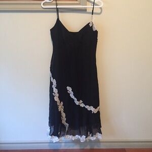 BCBG Max Azria 100% Silk Dress y2k